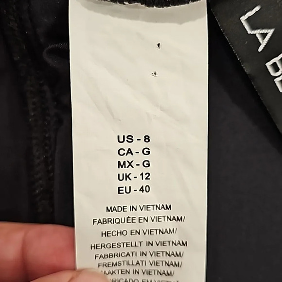 NWOT La Blanca Island Goddess High Neck Keyhole One Piece Sz 14 & 8 - Picture 6 of 6